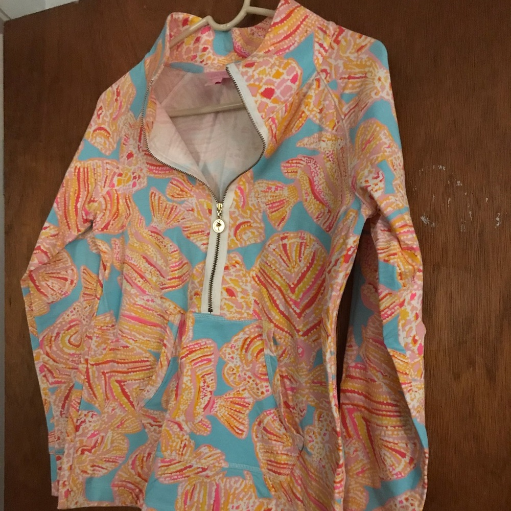 Size small Lilly Pulitzer 3/4 zip sweater